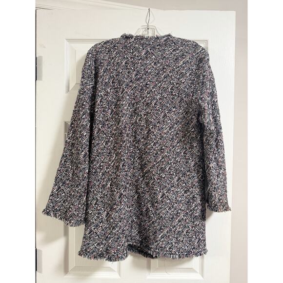 Zara Lightweight Multicolor tweed jacket- Size S - Picture 4 of 4